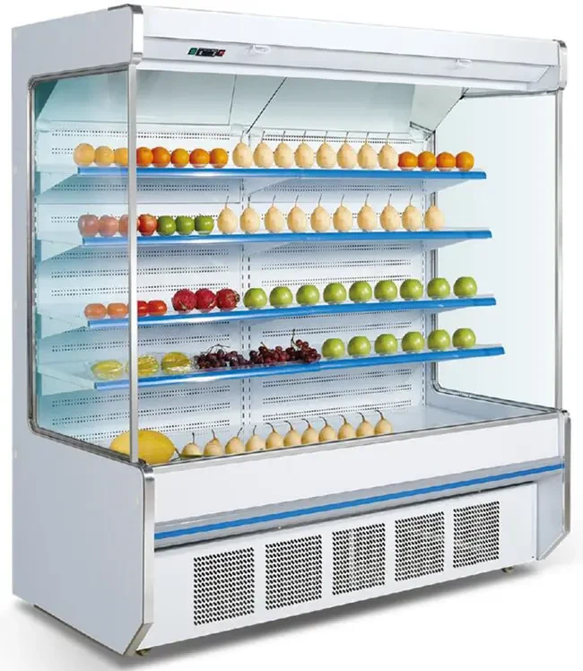 Food & Beverage Display Refrigerator with 15 Compartments